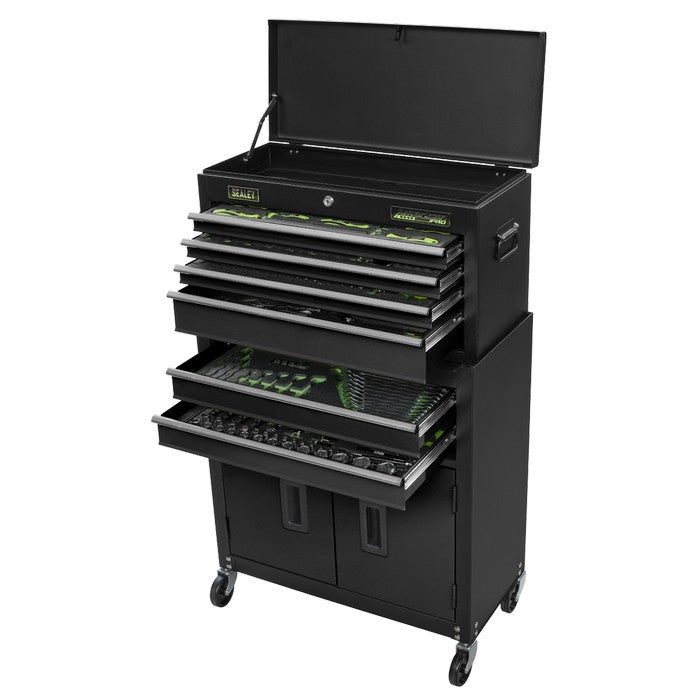 Top Chest & Rollcab Combination 6 Drawer with 247pc Tool Kit