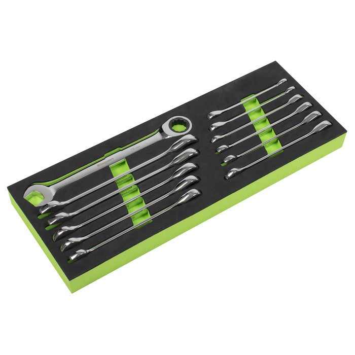 Combination Ratchet Spanner Set 12pc