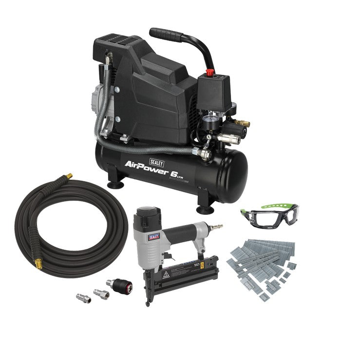 Air Compressor/Air Nail/Staple Gun Kit