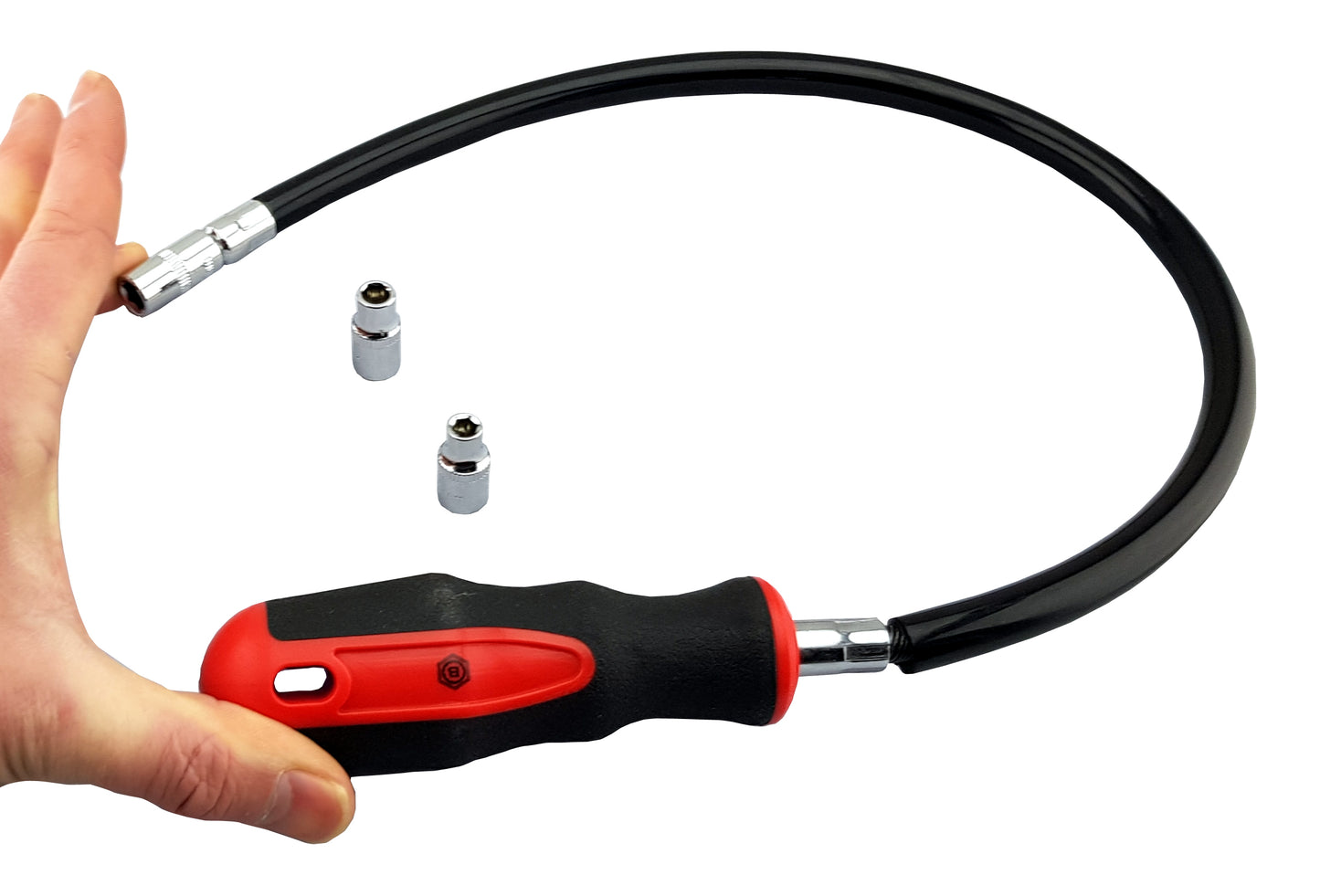 Britool Hallmark 1/4" Flexible Hose Clip Driver Set & Prybar / Tyre Lever