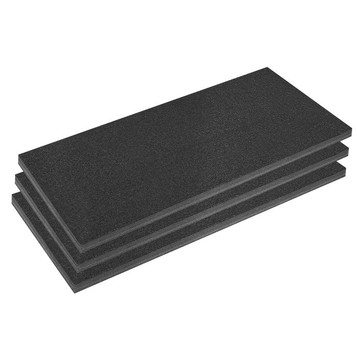 Easy Peel Shadow Foam® 1200 x 550 x 50mm Black/Black Pk of 3