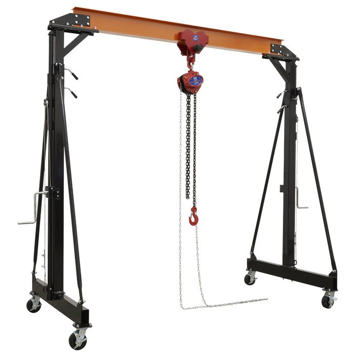 Sealey Portable Adjustable Gantry Frame with Trolley Combo 2 Tonne
