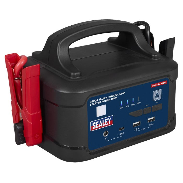 3500A 12/24V Lithium Jump Starter Power Pack