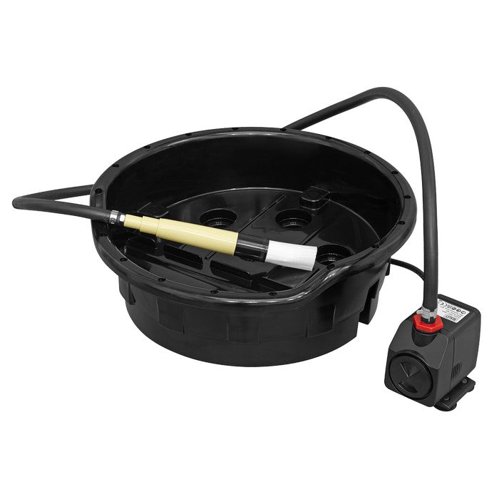 Portable Parts Washer Bucket with Brush 14L