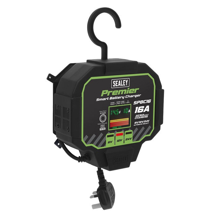 Premier Fully Automatic Battery Charger & Maintainer 16A