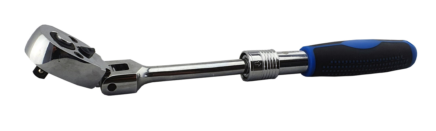 Britool Hallmark 1/4" Extending Ratchet With Flex-Head