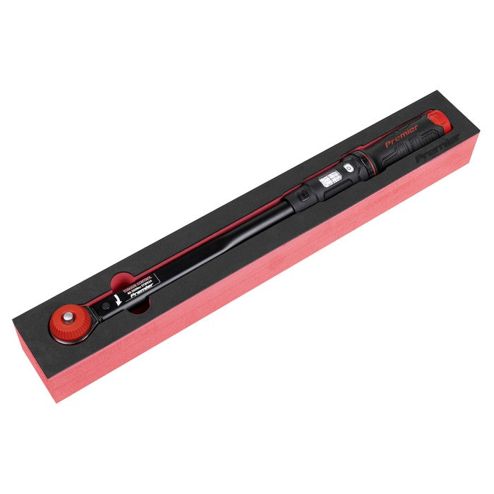 Sealey Calibrated Micrometer Torque Wrench 1/2"Sq Drive 40-200Nm