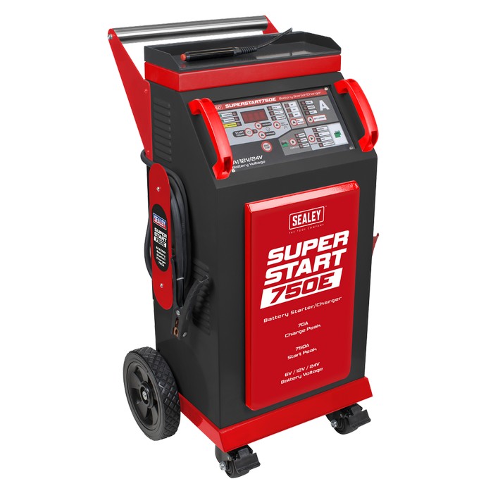 6/12/24V Battery Starter/Charger 750A