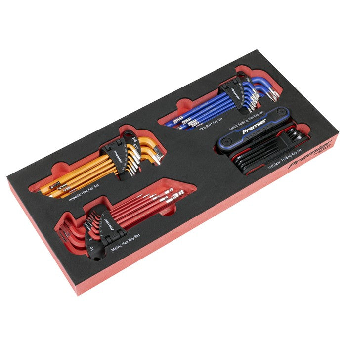 Master Key Set with Tool Tray 43pc