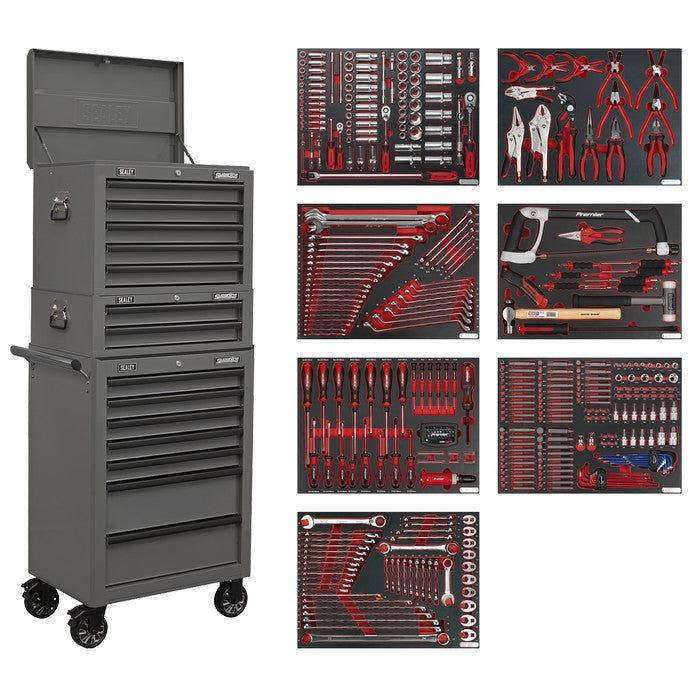 Tool Chest Combinations 14 Drawer with 446pc Tool Kit
