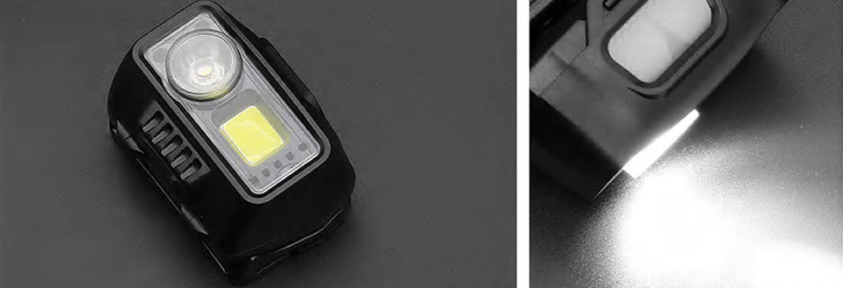 LED Head Torch with Motion Sensor – Hands-Free Lighting for Work, Camping & Outdoor Use