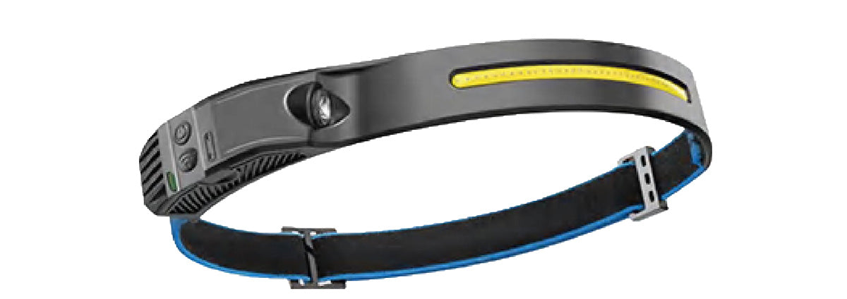 Lightweight LED Head Torch with Wide Beam – 230° Illumination & 5 Light Modes