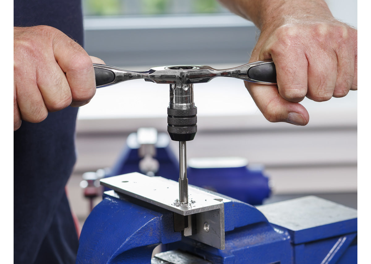 5pc Ratchet Tap and Die Holder Set