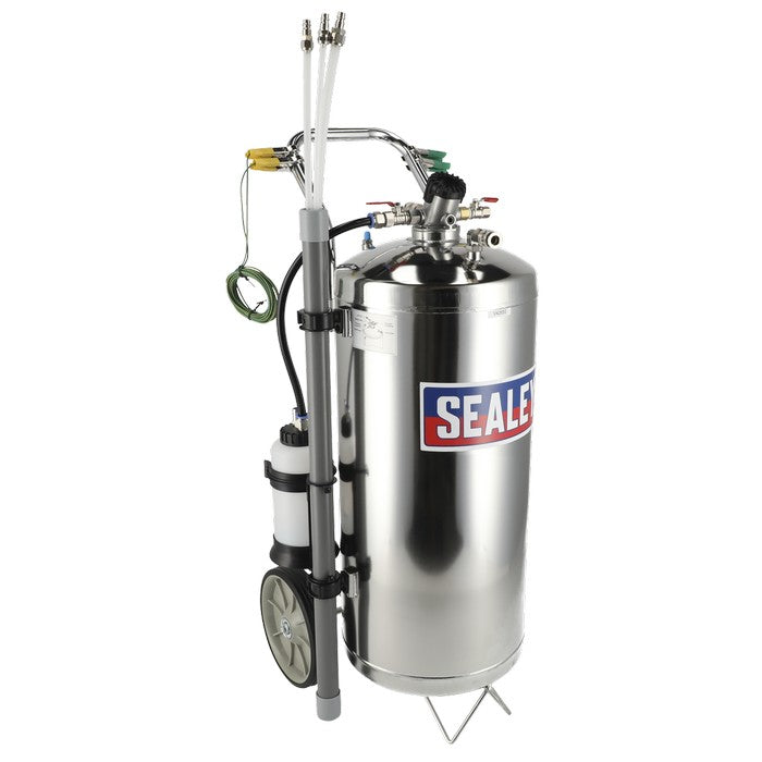 Air Operated Stainless Steel Fuel Drainer 40L
