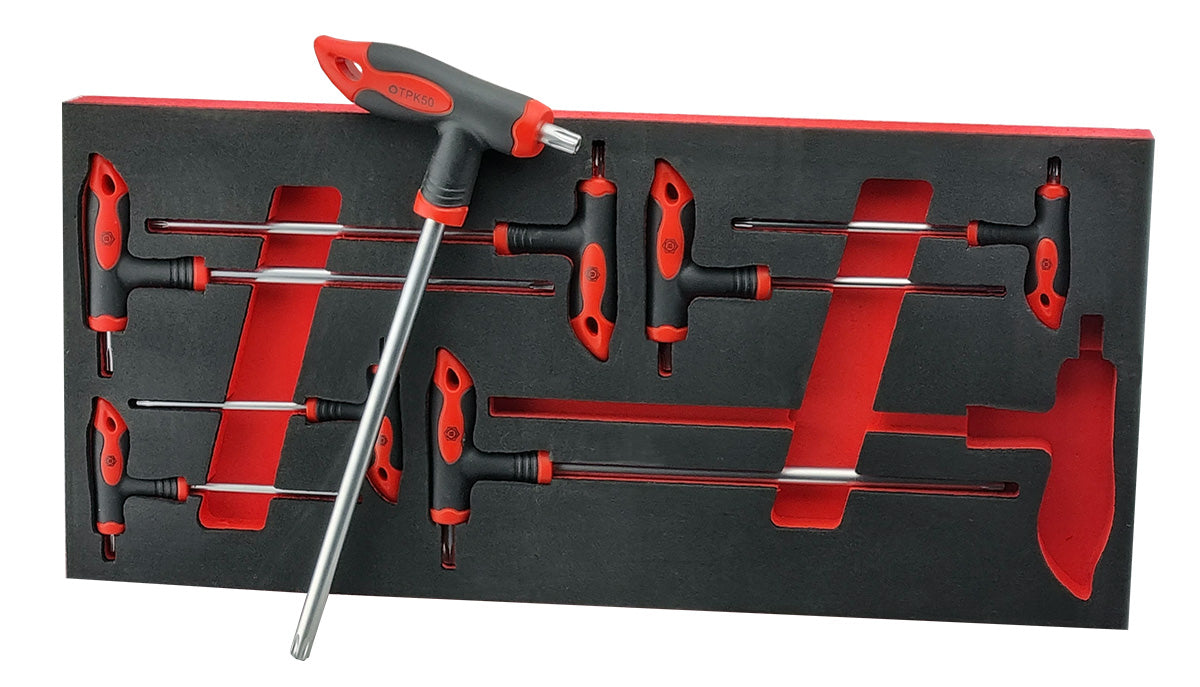 Britool 12pc 3/8" Deep & E-Torx Socket Sets + T-Handle Torx Key Set