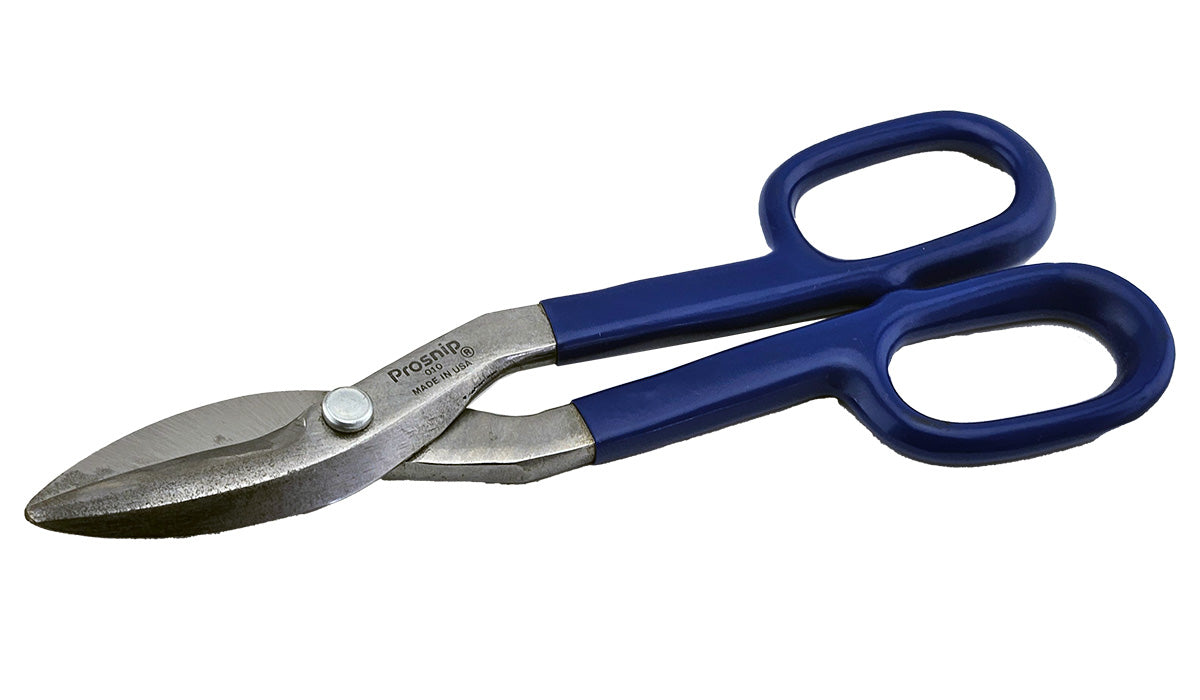 Prosnip 10" Tin Snips For Straight Cuts And Wide Curves Usa Made 22010