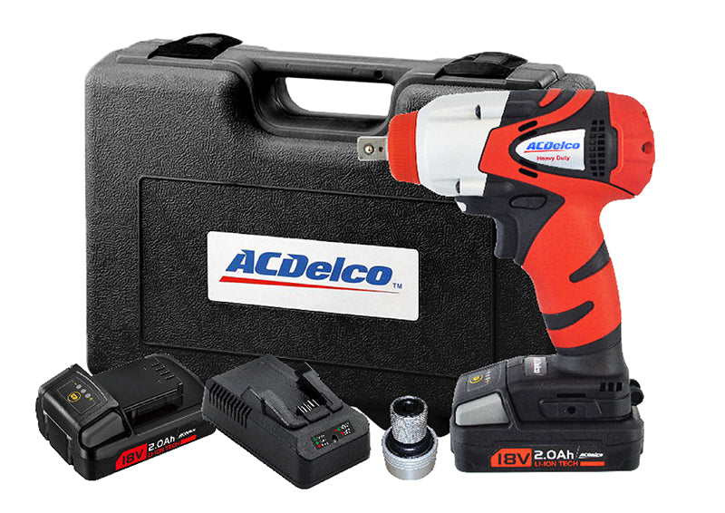 3/8" Cordless Impact Gun / Wrench Kit From Acdelco