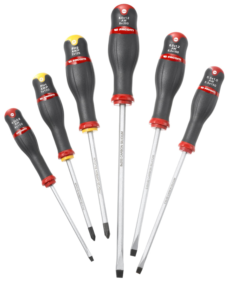 Facom Tools 6pc Protwist Screwdriver Set
