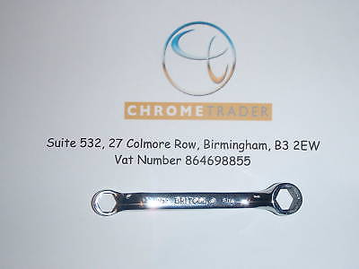Britool England Dwarf Ring Spanner 7/32 X 15/64 Red2123