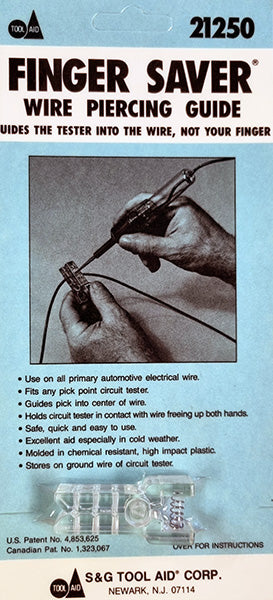 Finger Saver Wire Piercing Guide Made In Usa **