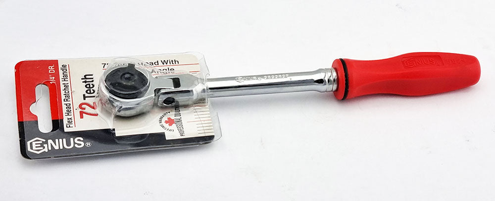 1/4" Flex Head Ratchet From Genius Tools