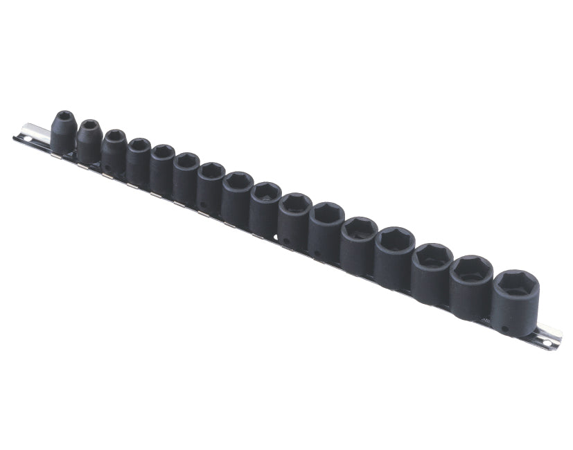 Genius Tools Tf-316M 16pc 3/8 Inch Dr. Metric Impact Socket Set