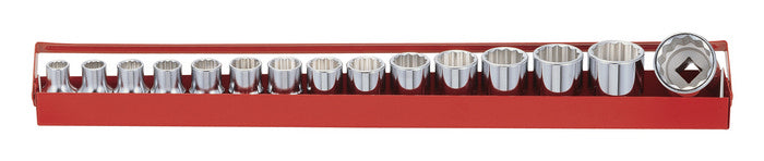 Genius Tools Tw-415M 15 Piece ½"ť Drive Bi-Hex Socket Set