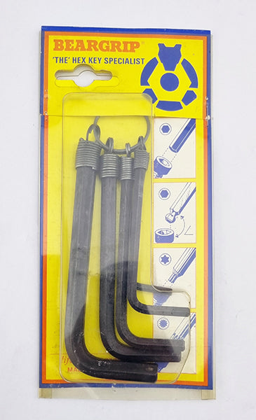 5pc Hex / Allen Metric L Shape Key Set 4 To 10mm From Beargrip Holland