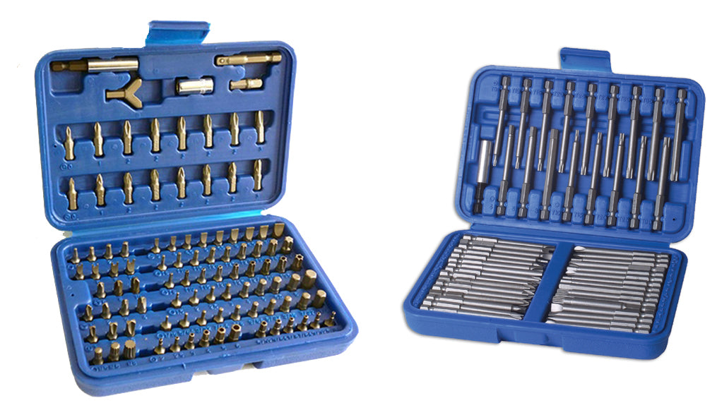 100pc Screwdriver Bit Set + 50pc Extra Long Bit Set Britool Hallmark