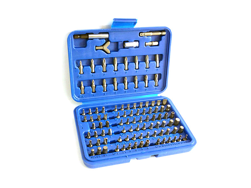Power Tool Screwdriver Bit Set 100 Piece Britool Hallmark Hmbit100