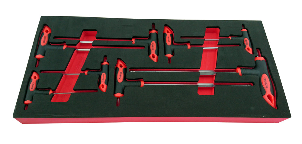 8 Piece T-Handle Allen (Hex) Key Set 2-10mm Britool Hallmark