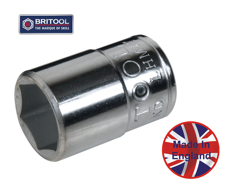 Britool England 1/2" Sd 20mm Hexagon (6 Point) Socket Lhm20
