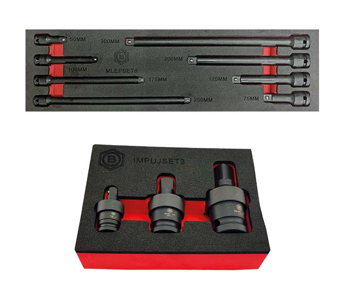 Impact Extension Bar Set + Impact UJ Set From The Britool Hallmark Range