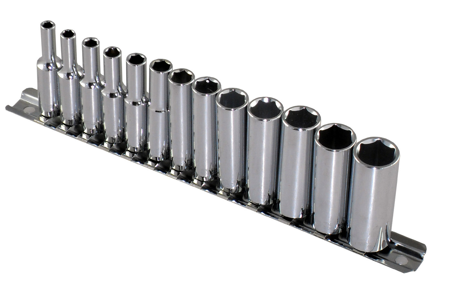 1/4" Drive Deep Socket Set (6 Point) 4-14Mm From Britool Hallmark