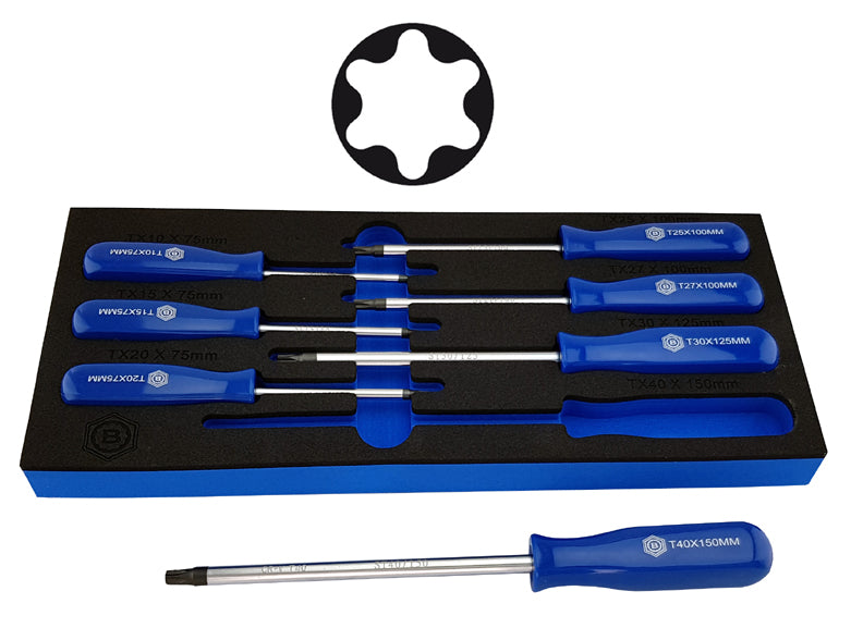 Torx / Star Screwdriver Set From Britool Hallmark Sdset3