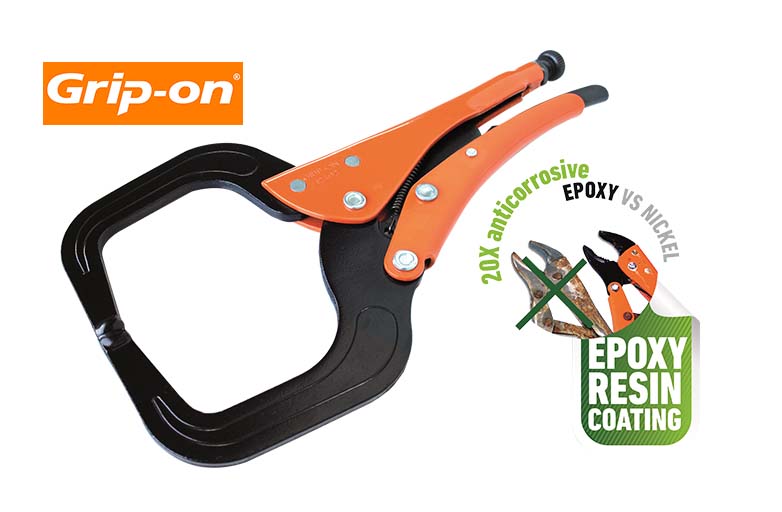 Grip-On 12" Locking C-Clamp Pliers 124-12