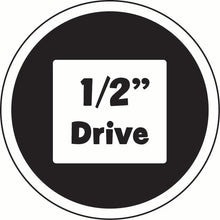 Icon with '1/2" Drive' text on a black background