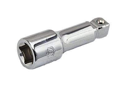 1/2" drive chrome wobble extension bar, 75mm in overall length.  From the Britool Hallmark range.