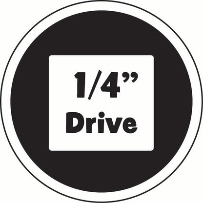 Icon with '1/4" Drive' text on a black background