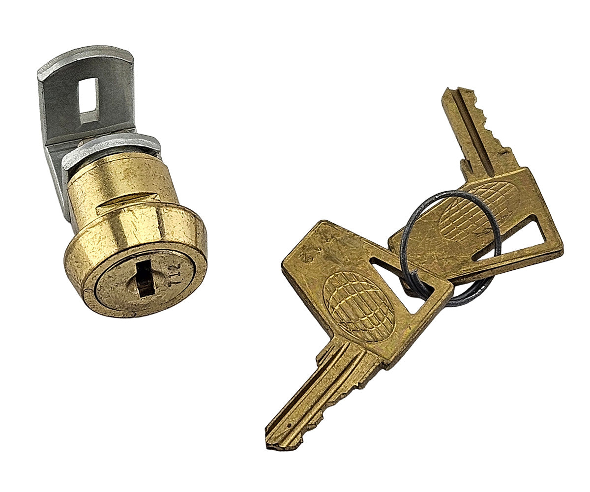 Gold Coloured Toolbox Lock And Key Set for Roll Cabs
