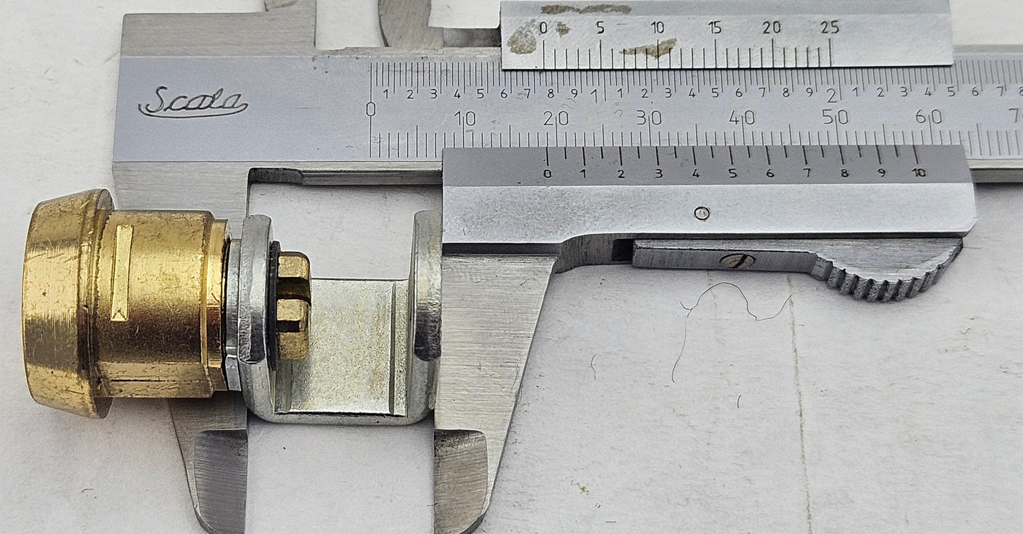 Gold Coloured Toolbox Lock And Key Set for Roll Cabs