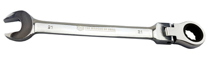 Britool Hallmark 21mm flexi ratcheting combination spanner from BHFRWSET13.