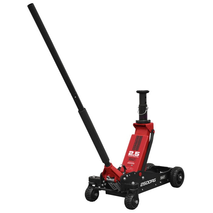 Heavy-Duty Hybrid Large Wheeled Trolley Jack 2.5 Tonne