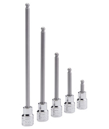 3/8"SD Ball End Hex / Allen Bit Metric Socket Range From Genius Tools