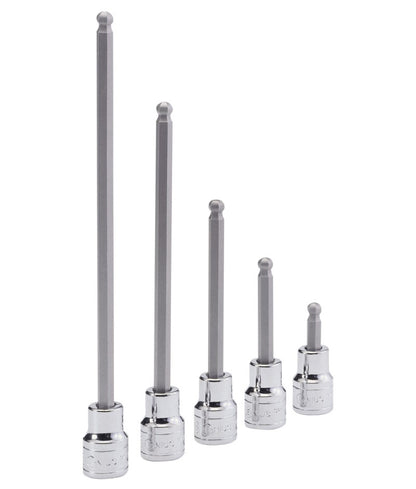 3/8"SD Ball End Hex / Allen Bit Metric Socket Range From Genius Tools