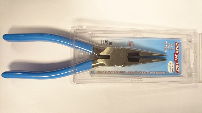Channellock 318 Long Nose Pliers With Cutter 212mm