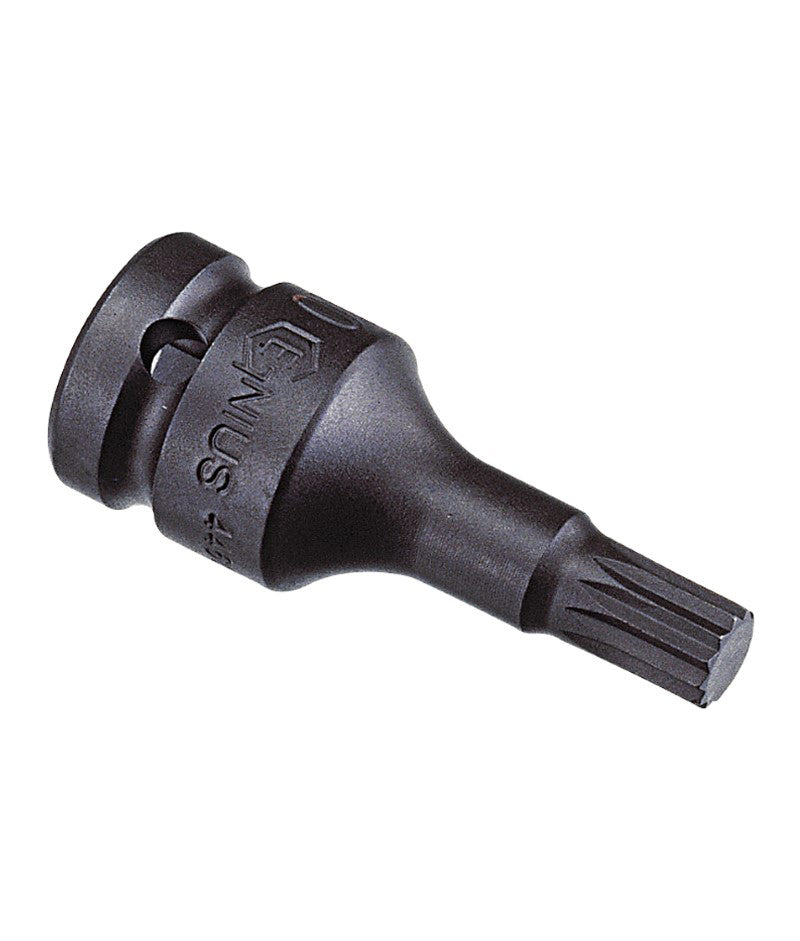 Genius Tools TM-305 5 Piece 3/8"SD Impact Spline Driver Set