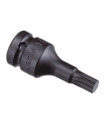 Genius Tools TM-305 5 Piece 3/8"SD Impact Spline Driver Set