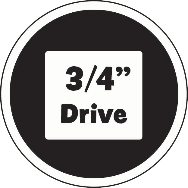 3/4 inch square drive logo