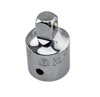 3/4" drive female to 1/2" drive male chrome socket adaptor from Britool Hallmark range.
